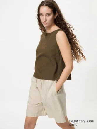 Women’s Linen Blend Easy Shorts