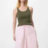 Women’s Linen Blend Easy Shorts | Stripe