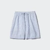 Women’s Linen Blend Easy Shorts | Stripe