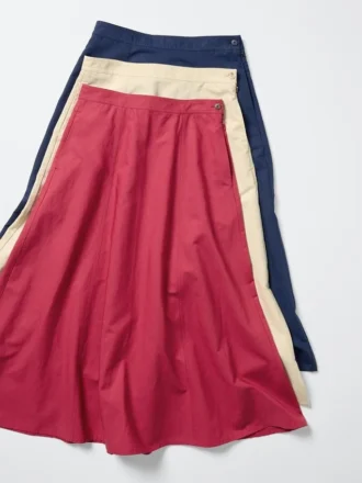 Women’s Linen Blend Flare Skirt