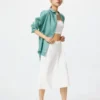 Women’s Linen Blend Midi Skirt | Short