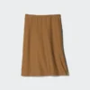 Women’s Linen Blend Midi Skirt | Short