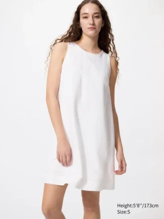 Women’s Linen Blend Mini Dress