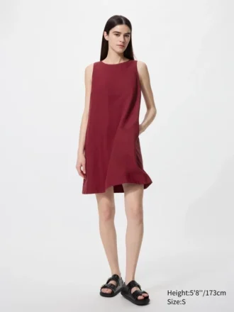 Women’s Linen Blend Mini Dress