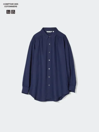 Women’s Linen Blend Oversized Shirt