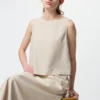Women’s Linen Blend Sleeveless Blouse