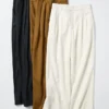 Women’s Linen Blend Straight Pants