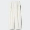 Women’s Linen Blend Straight Pants