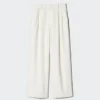 Women’s Linen Blend Straight Pants