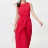 Women’s Linen Blend Tiered Dress