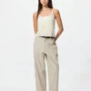 Women’s Linen Cotton Tapered Pants