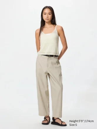 Women’s Linen Cotton Tapered Pants