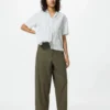 Women’s Linen Cotton Tapered Pants