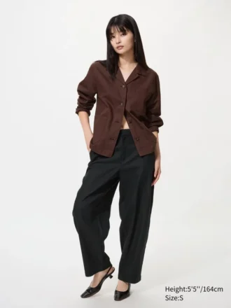 Women’s Linen Cotton Tapered Pants