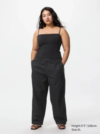 Women’s Linen Cotton Tapered Pants