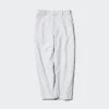 Women’s Linen Cotton Tapered Pants | Striped