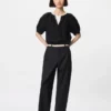 Women’s Linen Cotton Tapered Pants | Tall