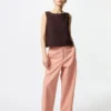 Women’s Linen Cotton Tapered Pants | Tall