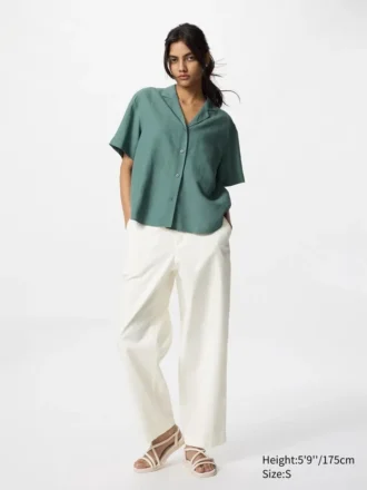 Women’s Linen Cotton Tapered Pants | Tall