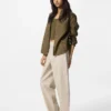 Women’s Linen Cotton Tapered Pants | Tall