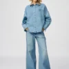 Women’s Low Rise Wide Jeans