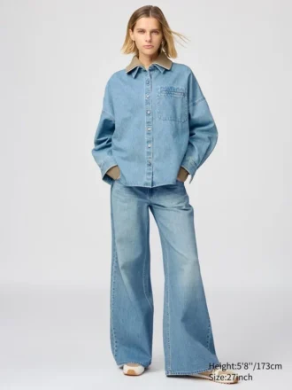 Women’s Low Rise Wide Jeans