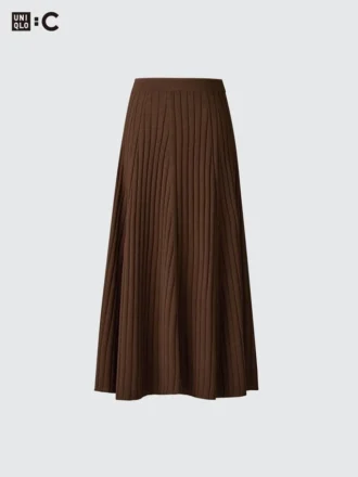 Women’s Merino Blend Ribbed Skirt