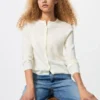 Women’s Merino Ribbed Short Cardigan
