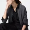 Women’s Merino Ribbed Short Cardigan