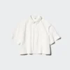 Women’s Nylon Boxy Short Shirt | Half Sleeve