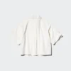 Women’s Nylon Boxy Short Shirt | Half Sleeve