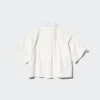 Women’s Nylon Boxy Short Shirt | Half Sleeve