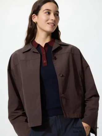 Women’s Open Collar Short Jacket