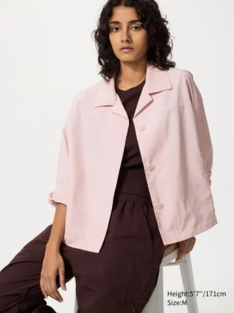 Women’s Open Collar Short Jacket