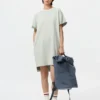 Women’s Oversized Bicolor T-Shirt Dress