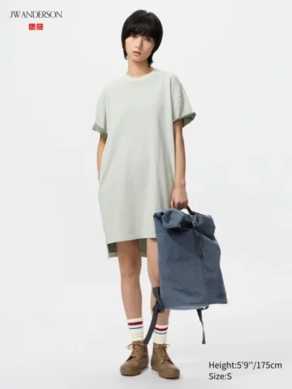 Women’s Oversized Bicolor T-Shirt Dress