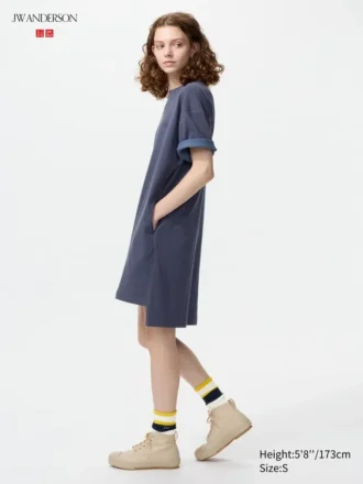 Women’s Oversized Bicolor T-Shirt Dress