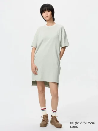 Women’s Oversized Bicolor T-Shirt Dress