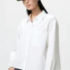 Women’s Oxford Boxy Cropped Shirt