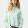 Women’s Oxford Boxy Cropped Shirt