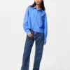 Women’s Oxford Boxy Cropped Shirt