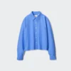 Women’s Oxford Boxy Cropped Shirt
