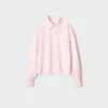 Women’s Oxford Boxy Cropped Shirt | Striped