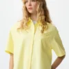Women’s Oxford Boxy Shirt | Short Sleeve