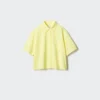 Women’s Oxford Boxy Shirt | Short Sleeve