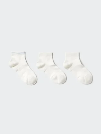 Women’s Pile Short Socks | 3 Pairs | Ribbed