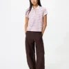 Women’s Pique Mini Polo Shirt | Striped