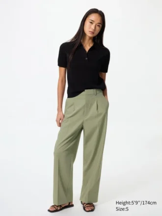 Women’s Pleated Wide Pants