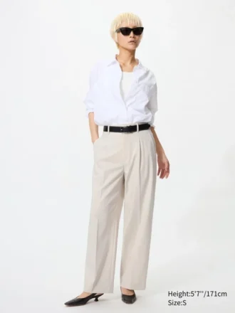 Women’s Pleated Wide Pants