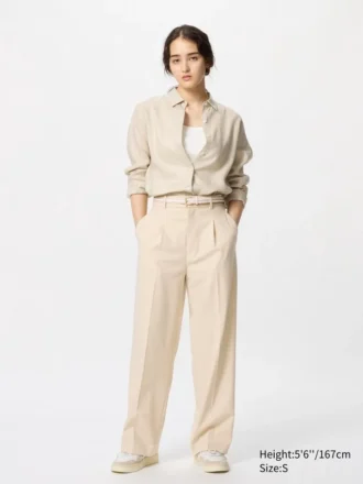 Women’s Pleated Wide Pants